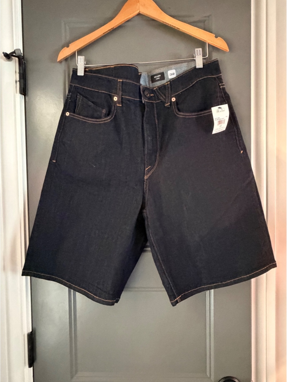 Volcom Billow Men's DarkDenimmlong Shorts Size 38